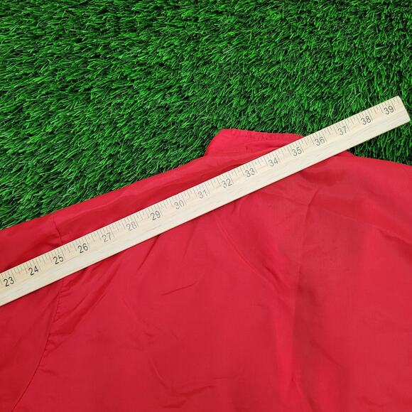 Vintage 80s Windbreaker Jacket M/L 22x25 Baggy Boxy - Picture 5 of 13